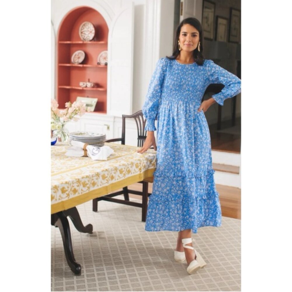 Tuckernuck Blue Floral Dress